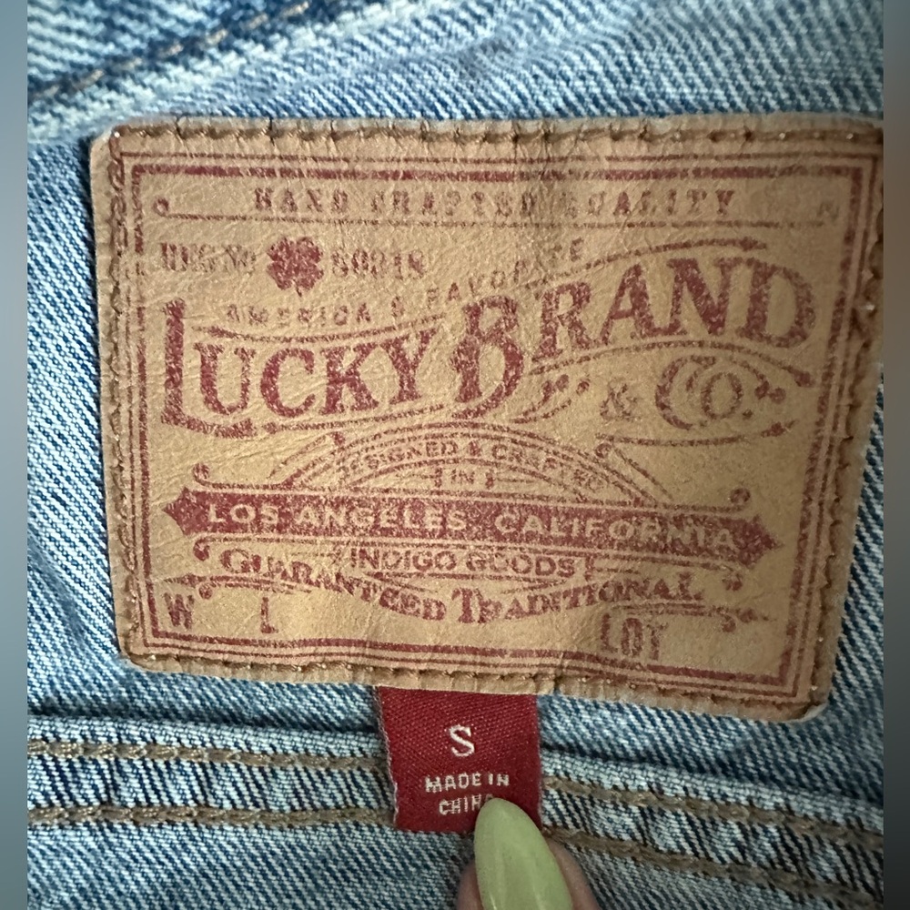 Lucky Brand Tomboy Trucker Jean Jacket - Picture 6 of 7